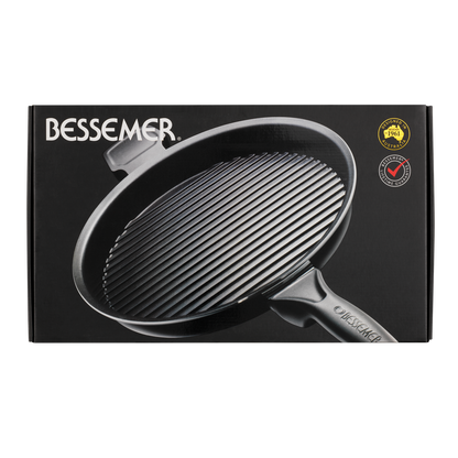 Bessemer Black Grill Pan 32cm