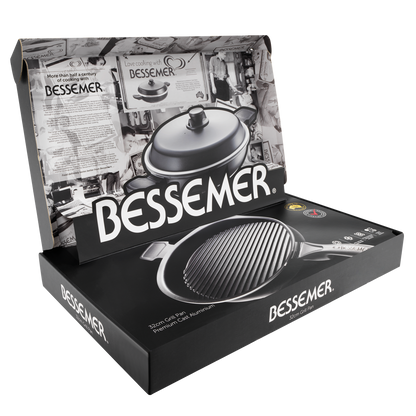 Bessemer Black Grill Pan 32cm