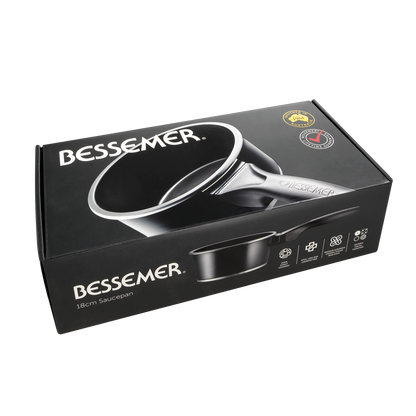 Bessemer Black Saucepan 18cm
