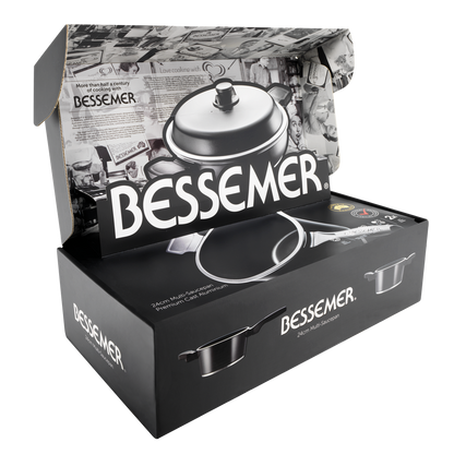 Bessemer Black Multi Saucepan 24cm
