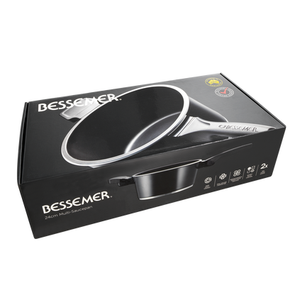 Bessemer Black Multi Saucepan 24cm