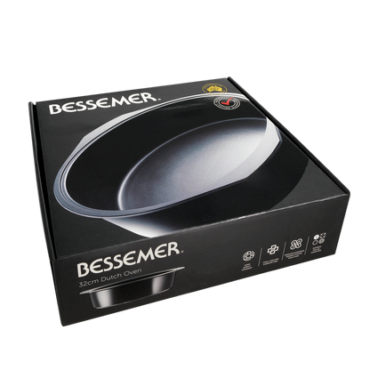 Bessemer Black Dutch Oven 32cm