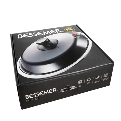 Bessemer Black Universal Lid 24cm