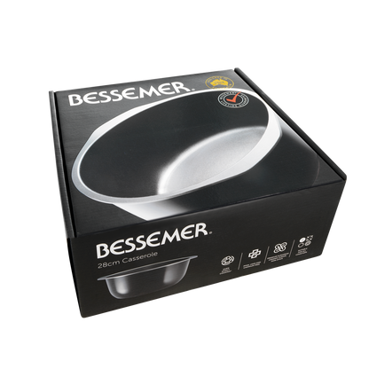 Bessemer Black Casserole 28cm
