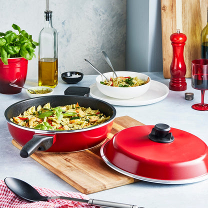 Bessemer Red Multi Frypan 32cm
