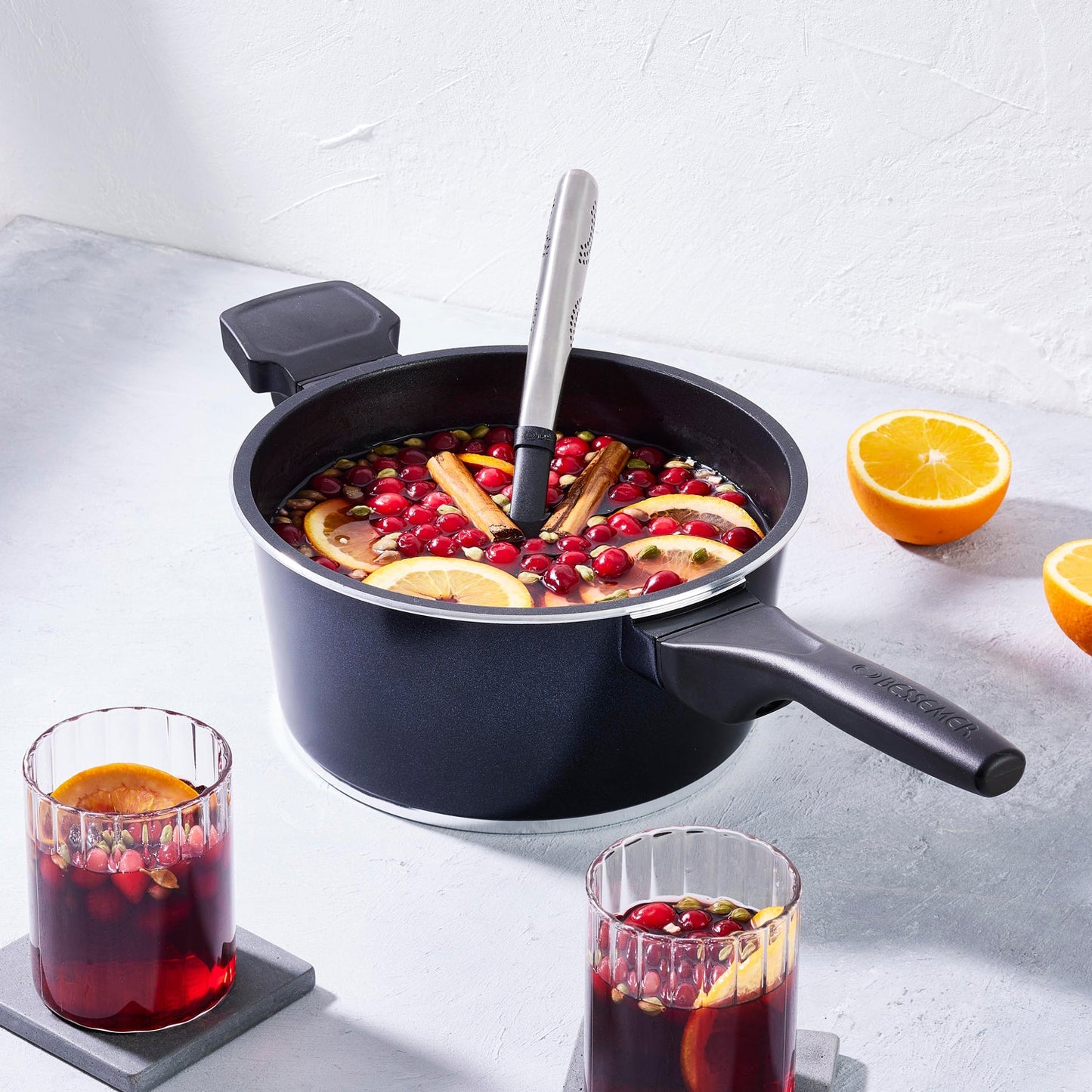 Bessemer Black Multi Saucepan 24cm