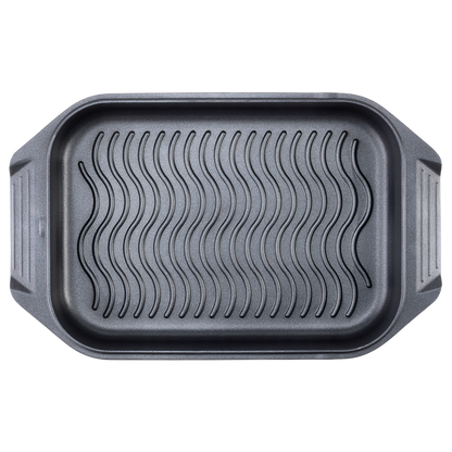 Bessemer Black Non Stick Roaster & Grill 34cm