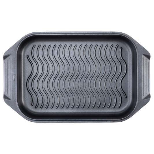 Bessemer Black Non Stick Roaster & Grill 34cm
