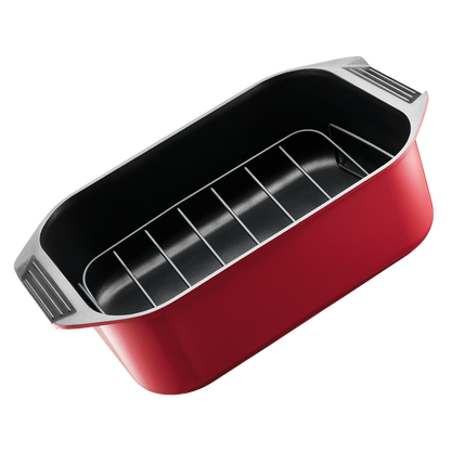 Bessemer Red Non Stick Roaster & Grill 34cm
