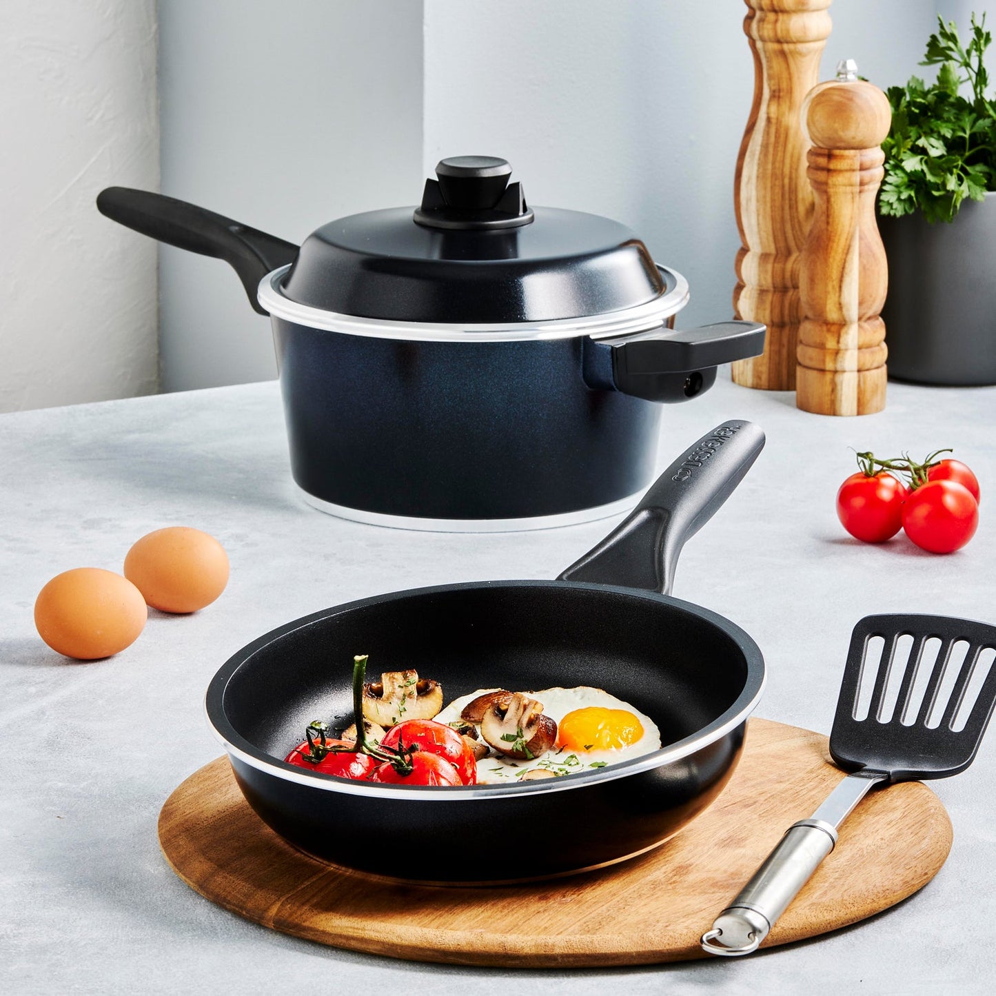 Bessemer 3 Piece Cookware Starter Set 24cm